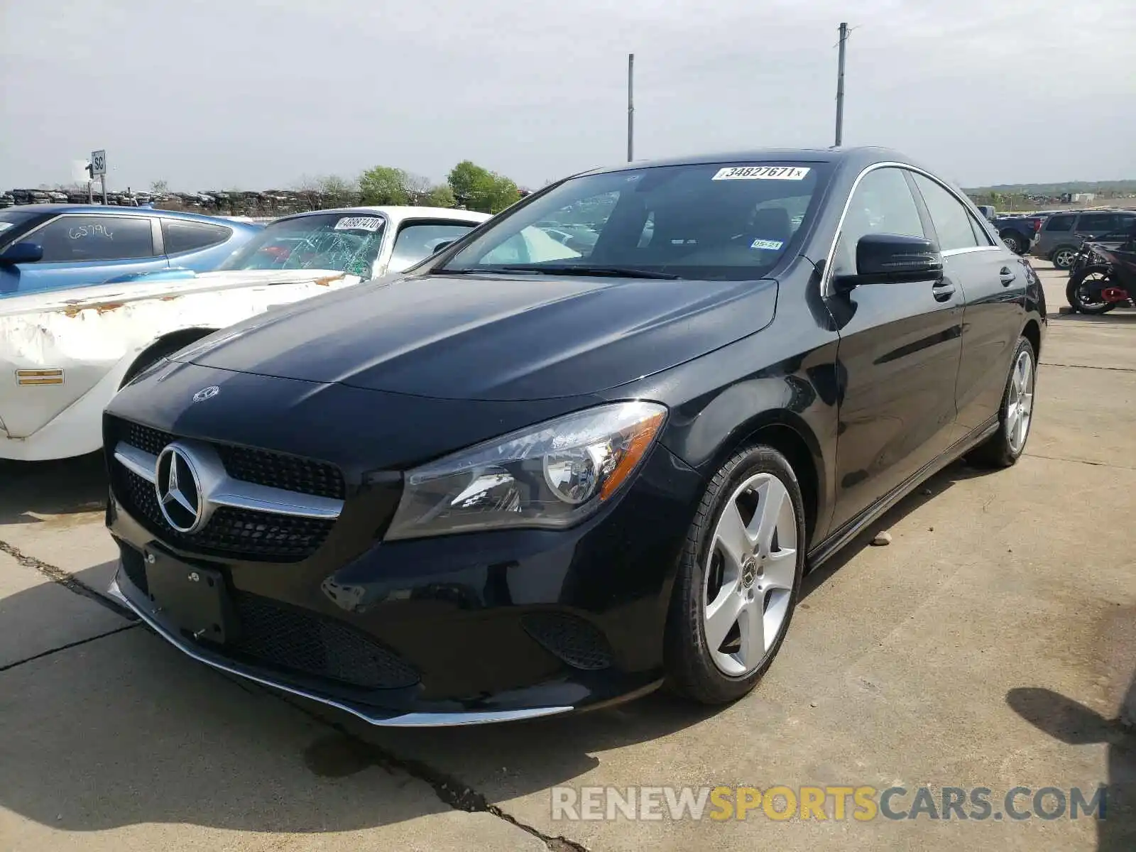 2 Photograph of a damaged car WDDSJ4EB3KN738085 MERCEDES-BENZ C CLASS 2019