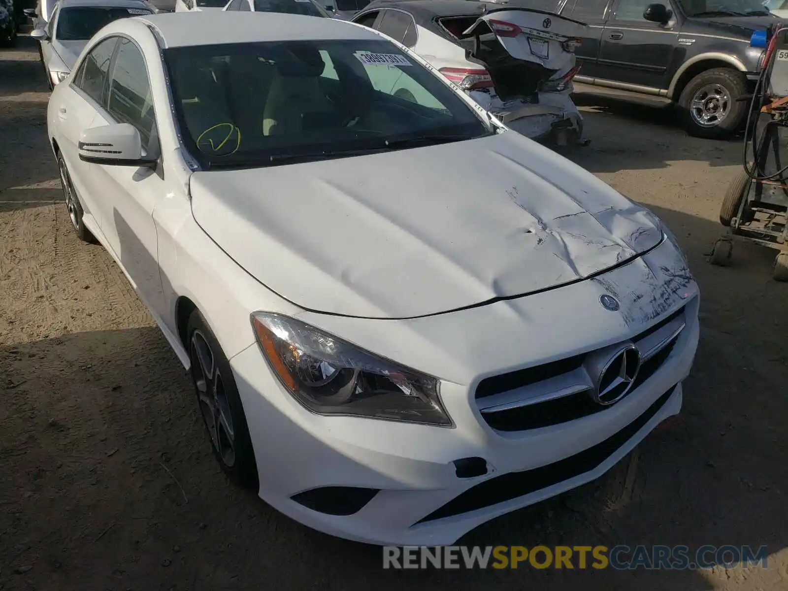 1 Photograph of a damaged car WDDSJ4EB3KN740953 MERCEDES-BENZ C CLASS 2019