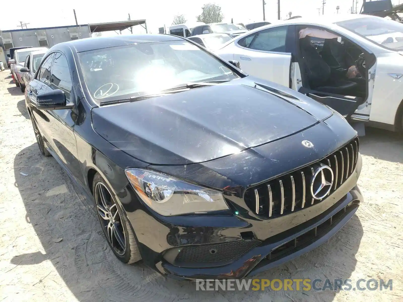 1 Photograph of a damaged car WDDSJ4EB3KN768753 MERCEDES-BENZ C CLASS 2019