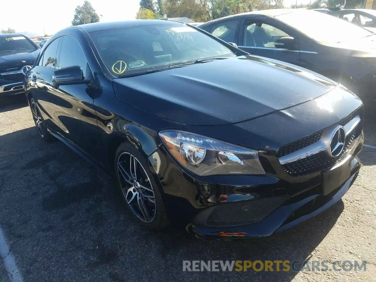 1 Photograph of a damaged car WDDSJ4EB3KN772916 MERCEDES-BENZ C CLASS 2019