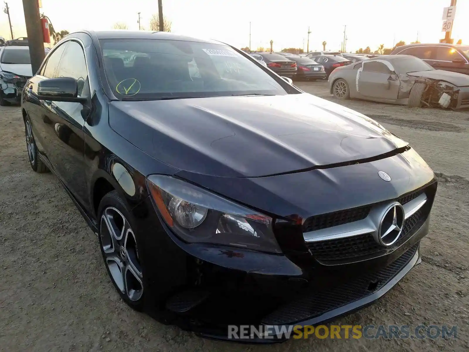 1 Photograph of a damaged car WDDSJ4EB4KN704589 MERCEDES-BENZ C CLASS 2019