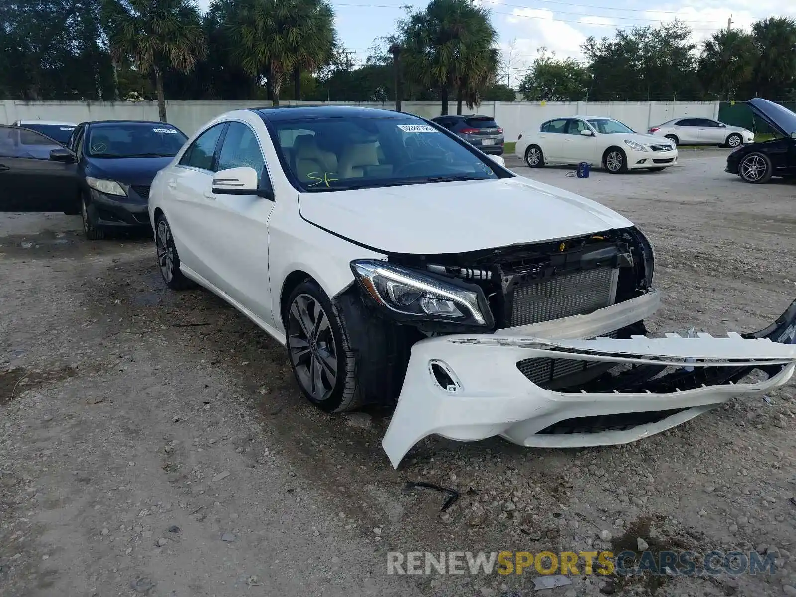 1 Photograph of a damaged car WDDSJ4EB4KN715057 MERCEDES-BENZ C CLASS 2019