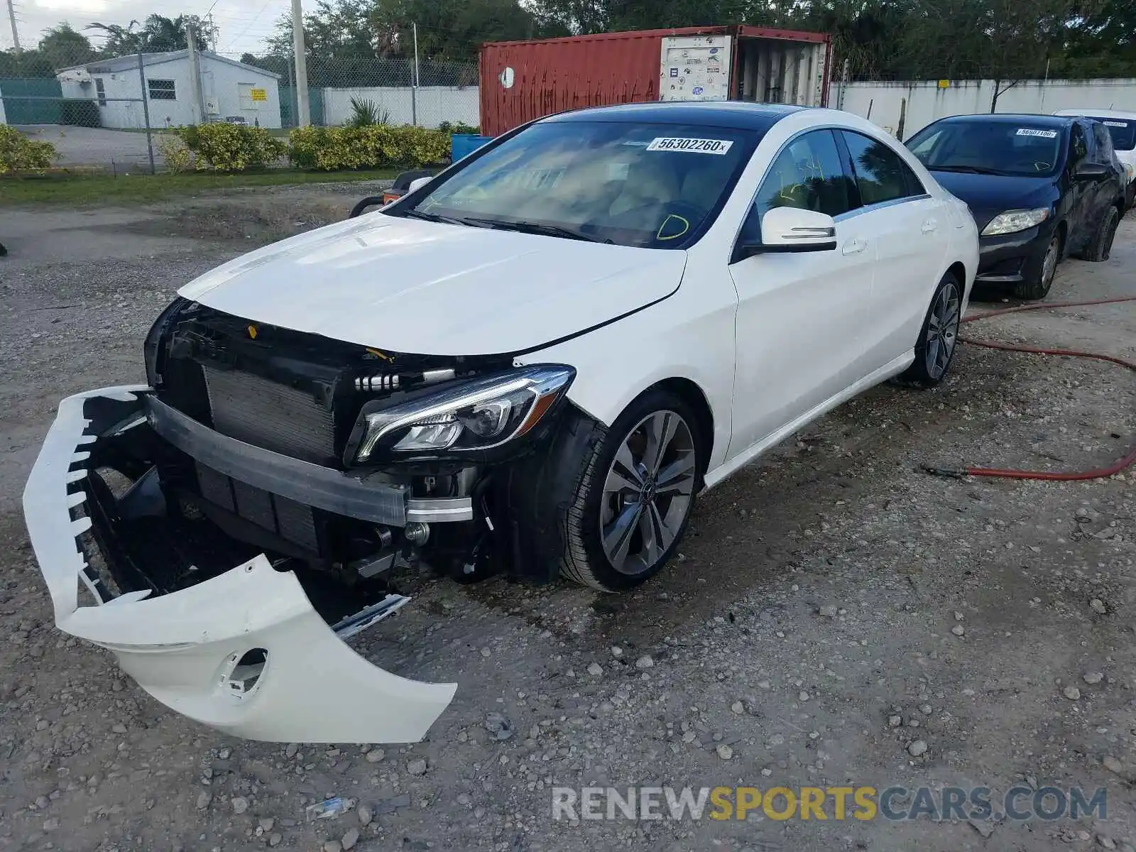 2 Photograph of a damaged car WDDSJ4EB4KN715057 MERCEDES-BENZ C CLASS 2019