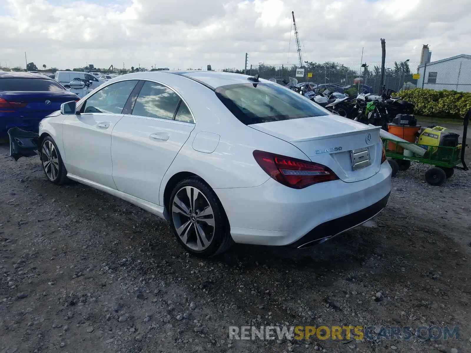 3 Photograph of a damaged car WDDSJ4EB4KN715057 MERCEDES-BENZ C CLASS 2019