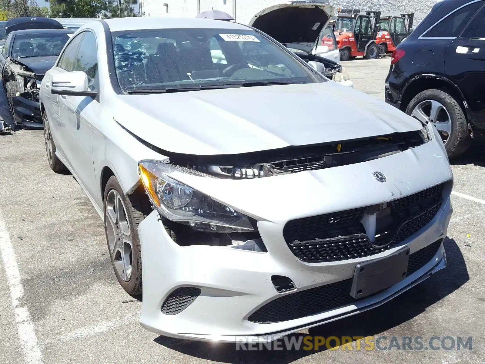 1 Photograph of a damaged car WDDSJ4EB4KN741612 MERCEDES-BENZ C CLASS 2019