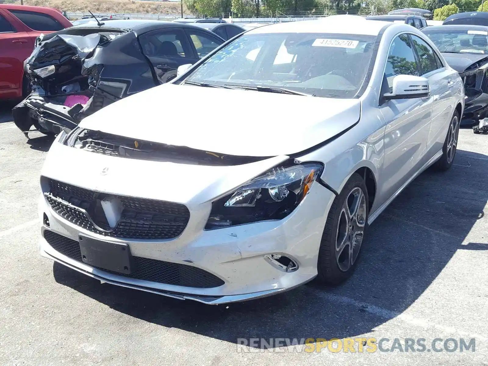 2 Photograph of a damaged car WDDSJ4EB4KN741612 MERCEDES-BENZ C CLASS 2019