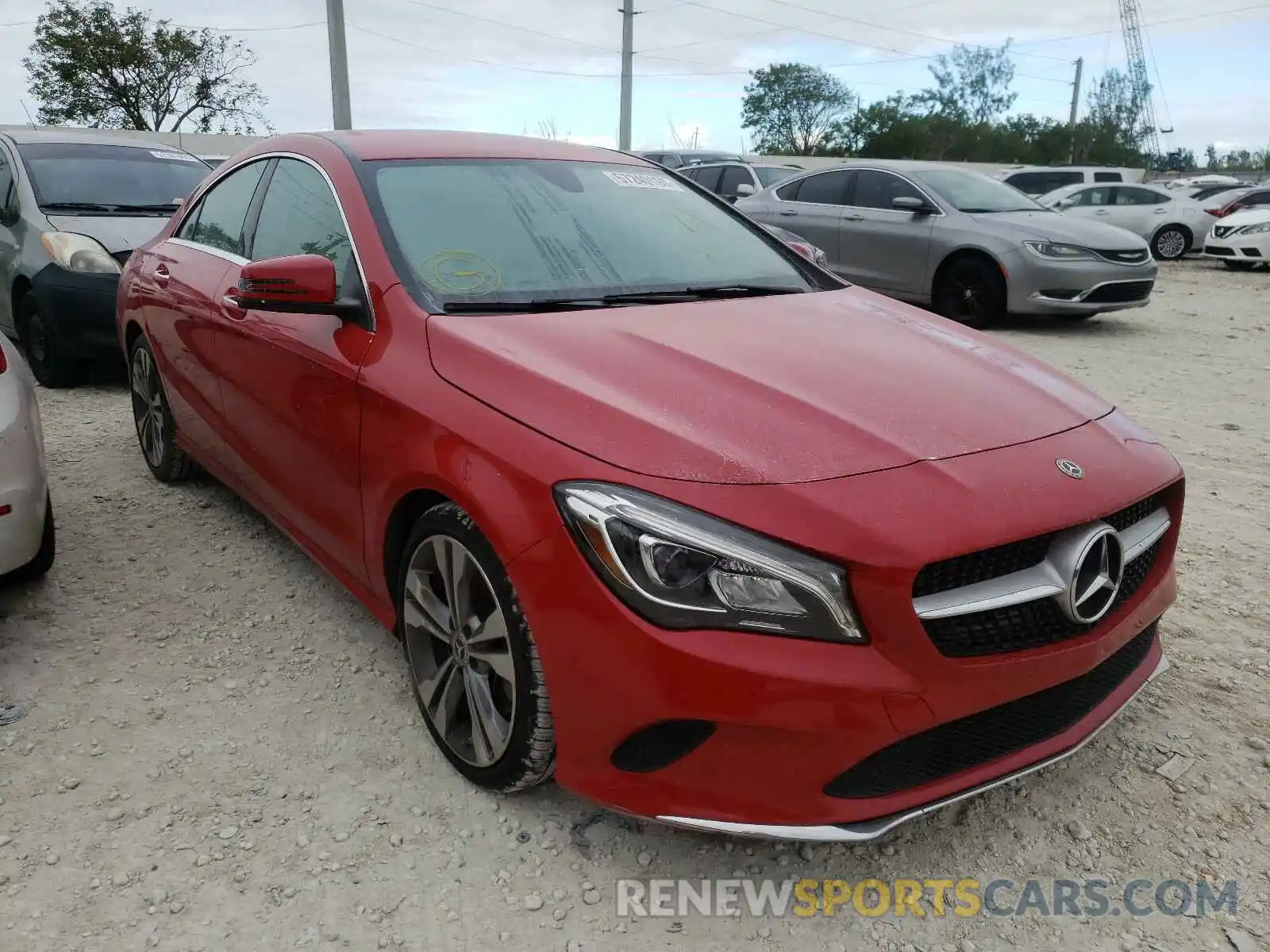 1 Photograph of a damaged car WDDSJ4EB4KN751380 MERCEDES-BENZ C CLASS 2019