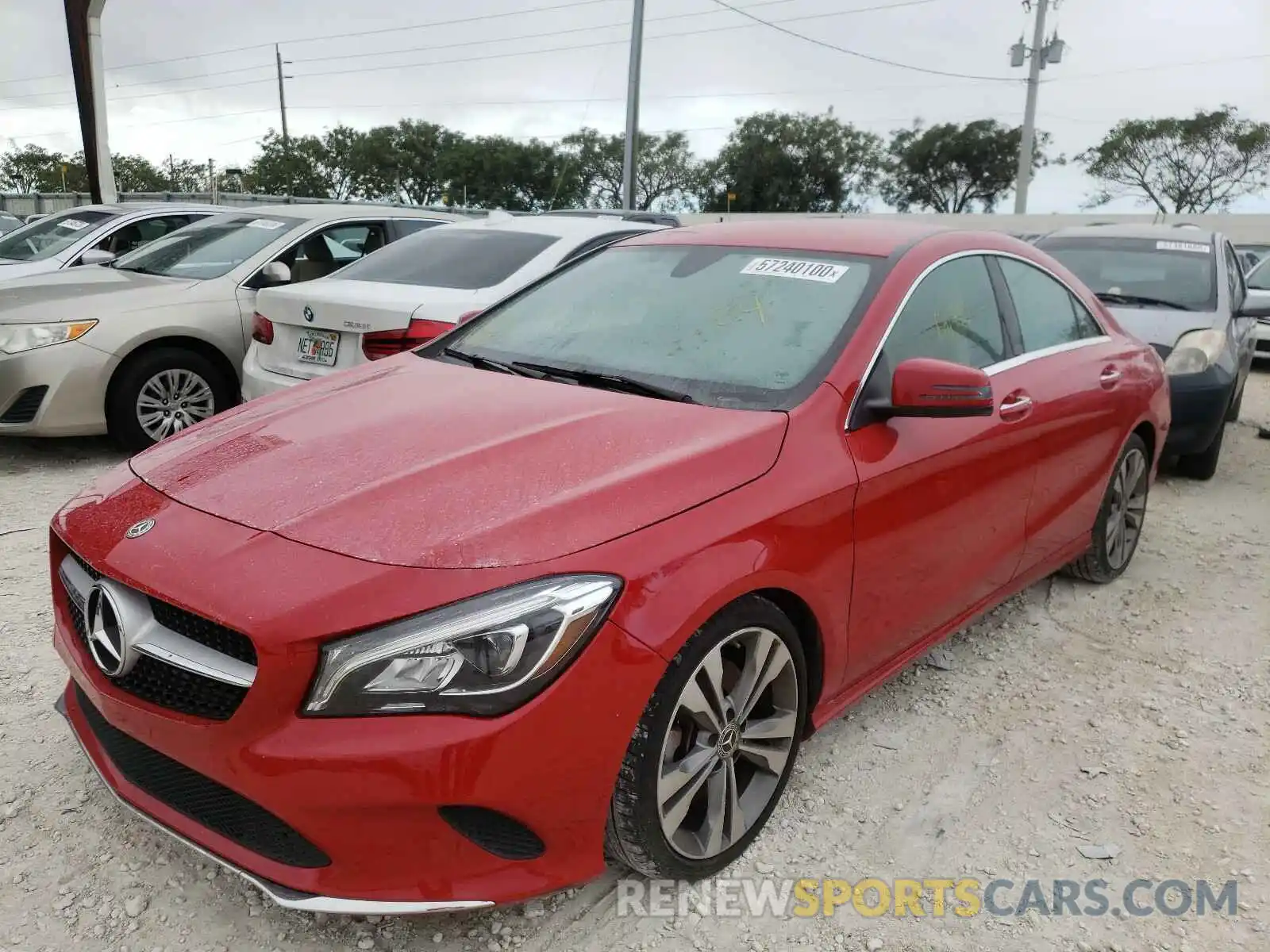 2 Photograph of a damaged car WDDSJ4EB4KN751380 MERCEDES-BENZ C CLASS 2019