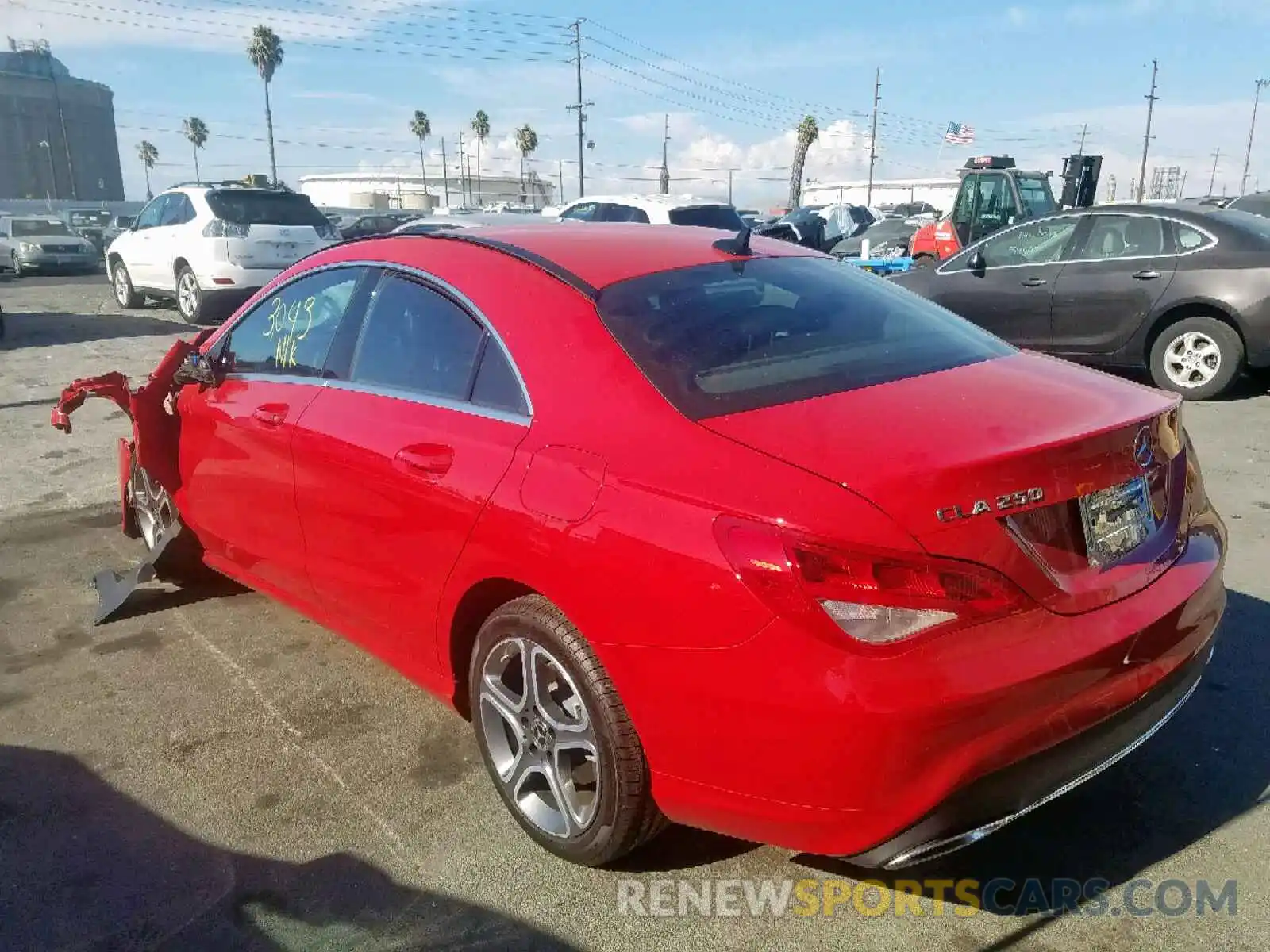 3 Photograph of a damaged car WDDSJ4EB4KN760368 MERCEDES-BENZ C CLASS 2019