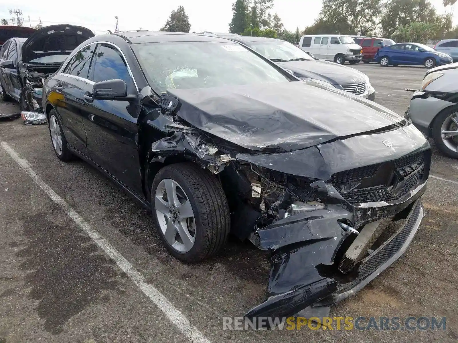 1 Photograph of a damaged car WDDSJ4EB5KN698625 MERCEDES-BENZ C CLASS 2019