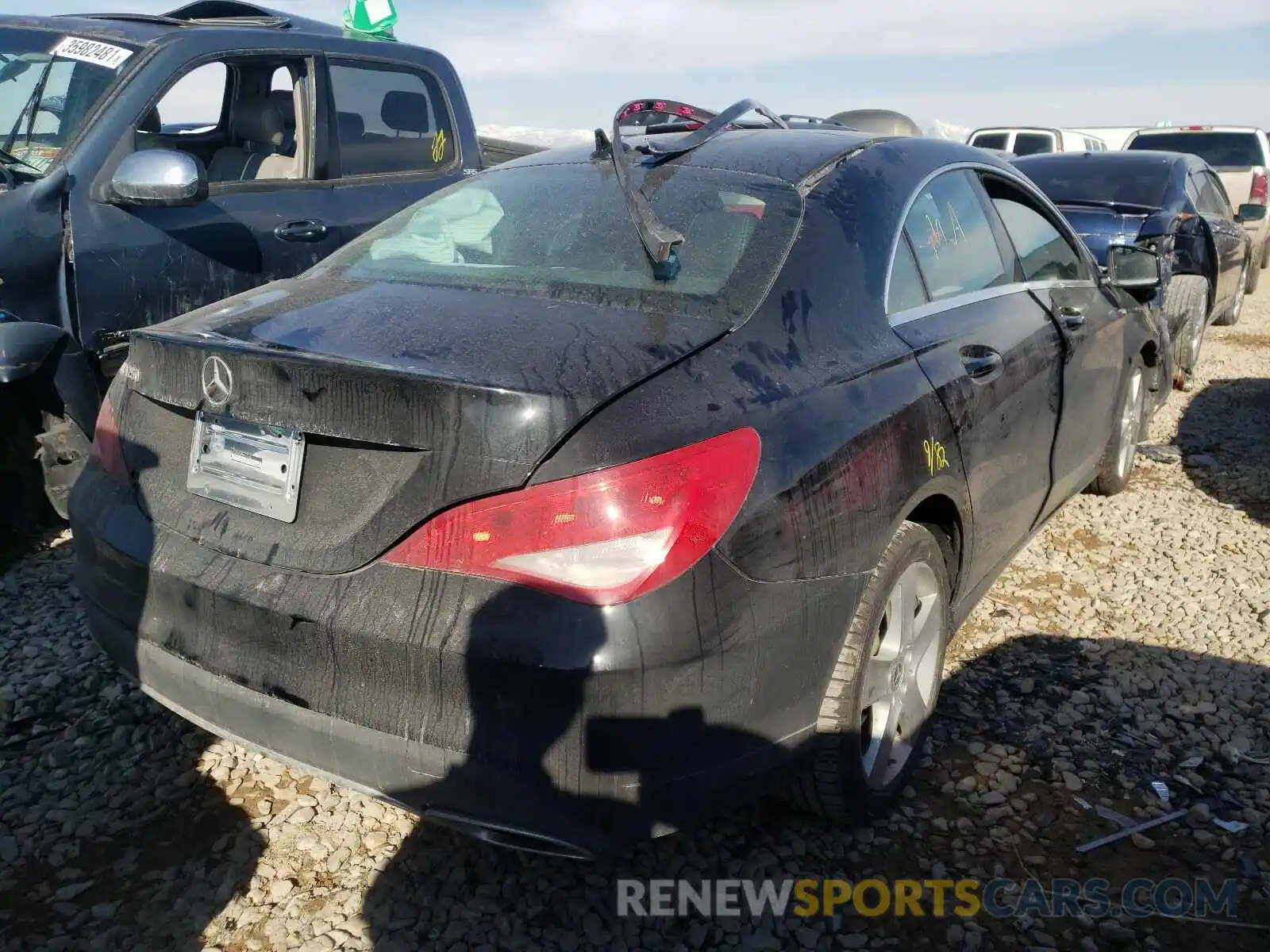 4 Photograph of a damaged car WDDSJ4EB5KN699516 MERCEDES-BENZ C CLASS 2019