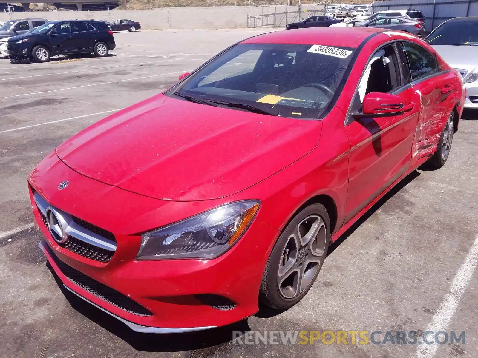 2 Photograph of a damaged car WDDSJ4EB5KN710613 MERCEDES-BENZ C CLASS 2019