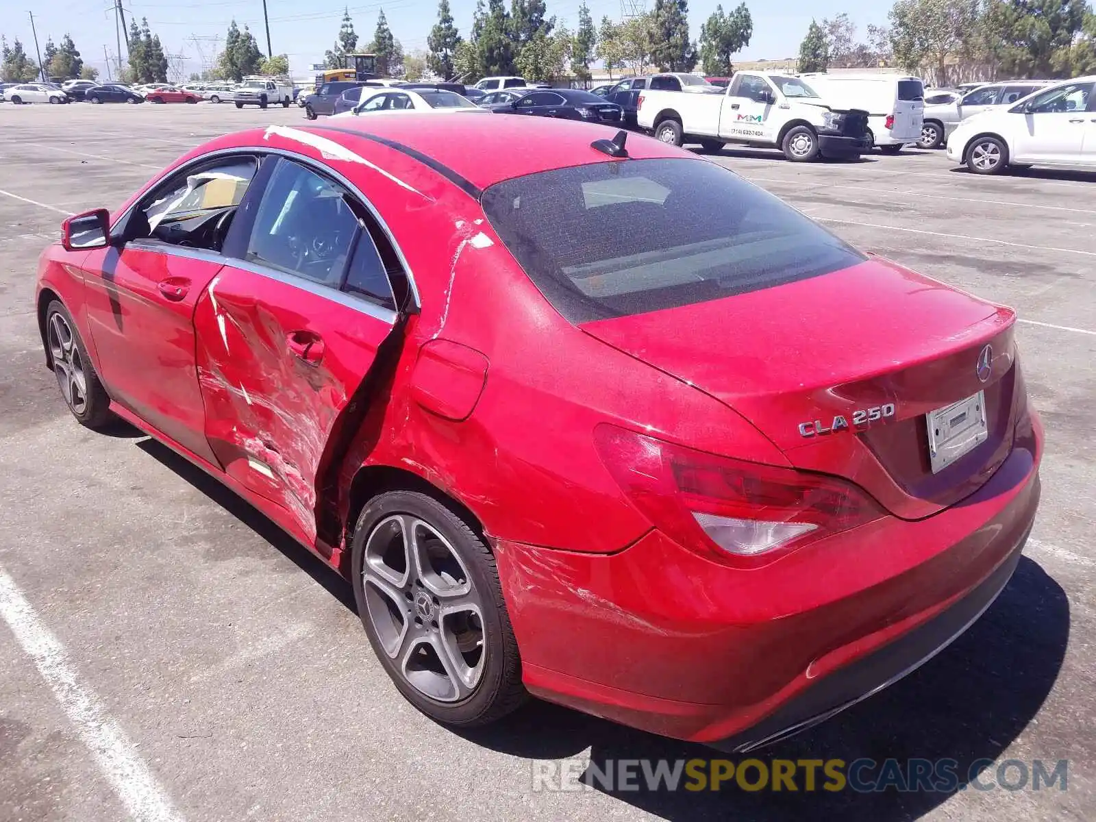 3 Photograph of a damaged car WDDSJ4EB5KN710613 MERCEDES-BENZ C CLASS 2019