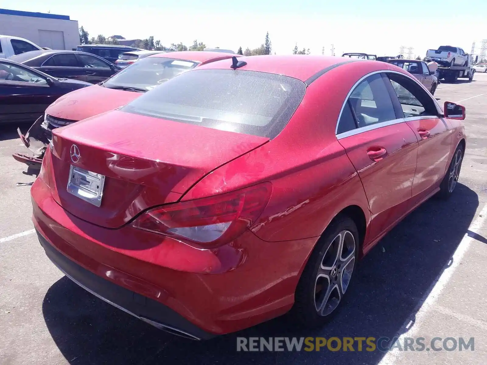 4 Photograph of a damaged car WDDSJ4EB5KN710613 MERCEDES-BENZ C CLASS 2019