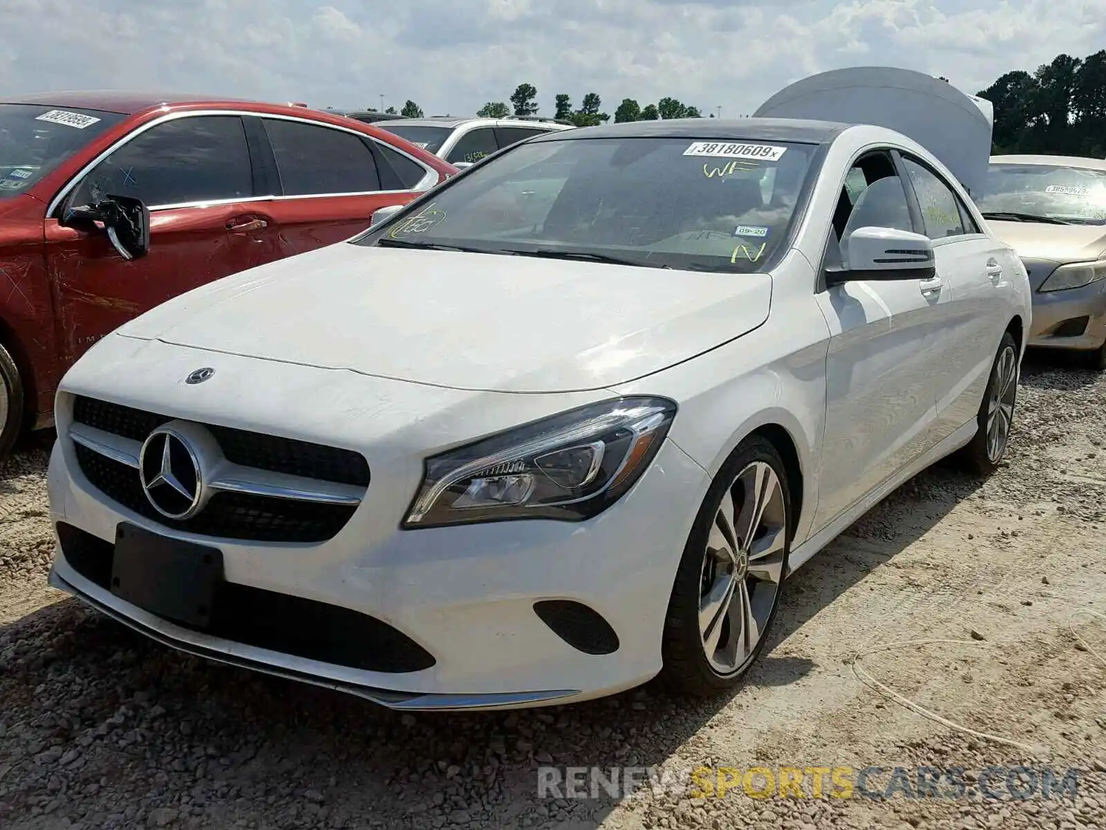 2 Photograph of a damaged car WDDSJ4EB5KN715505 MERCEDES-BENZ C CLASS 2019