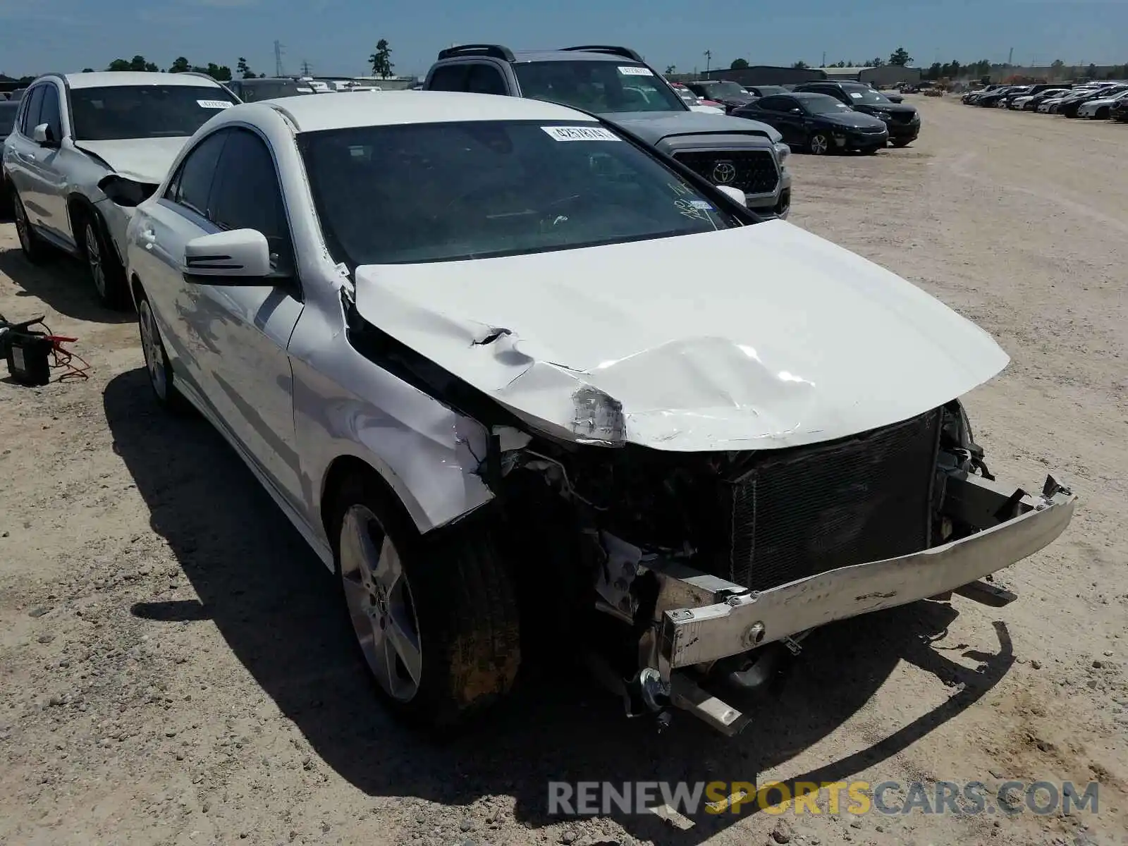 1 Photograph of a damaged car WDDSJ4EB5KN723202 MERCEDES-BENZ C CLASS 2019