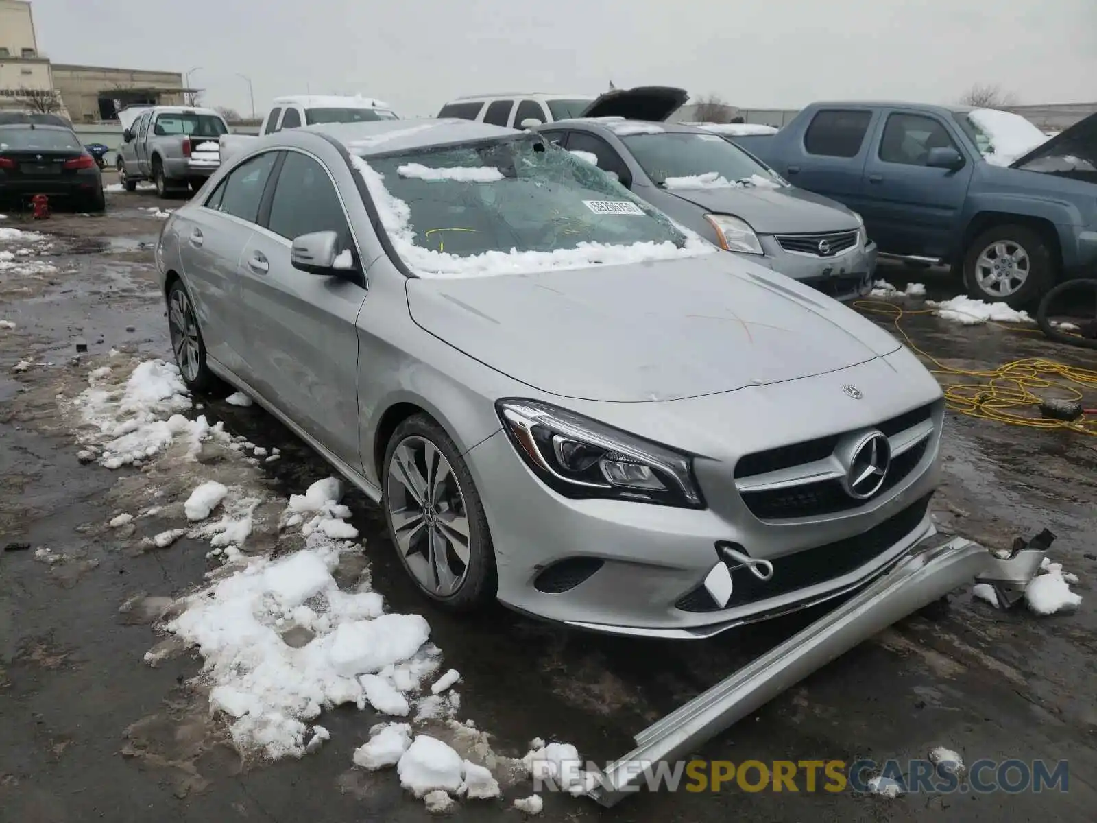 1 Photograph of a damaged car WDDSJ4EB5KN748150 MERCEDES-BENZ C CLASS 2019