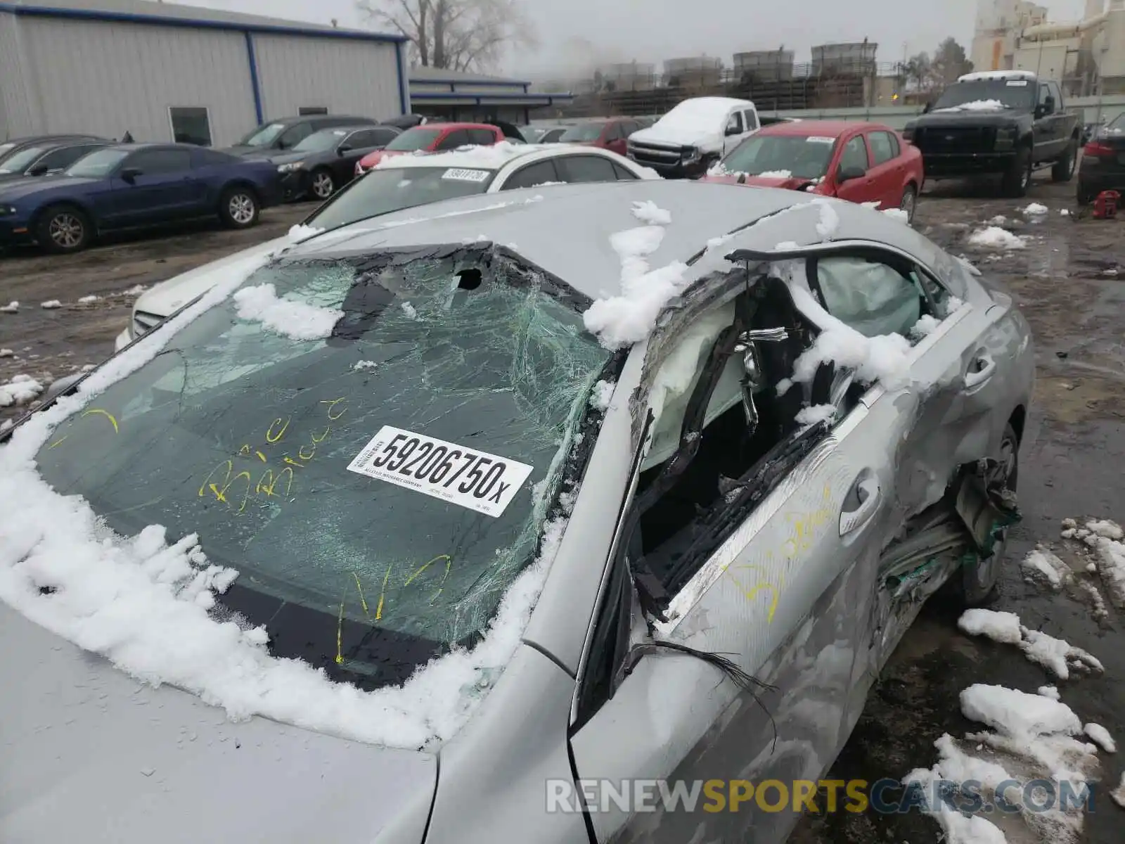 10 Photograph of a damaged car WDDSJ4EB5KN748150 MERCEDES-BENZ C CLASS 2019