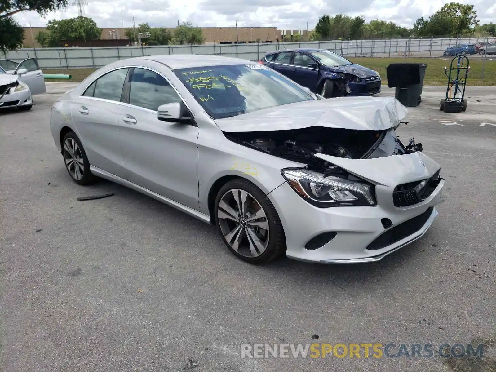 1 Photograph of a damaged car WDDSJ4EB5KN750805 MERCEDES-BENZ C CLASS 2019