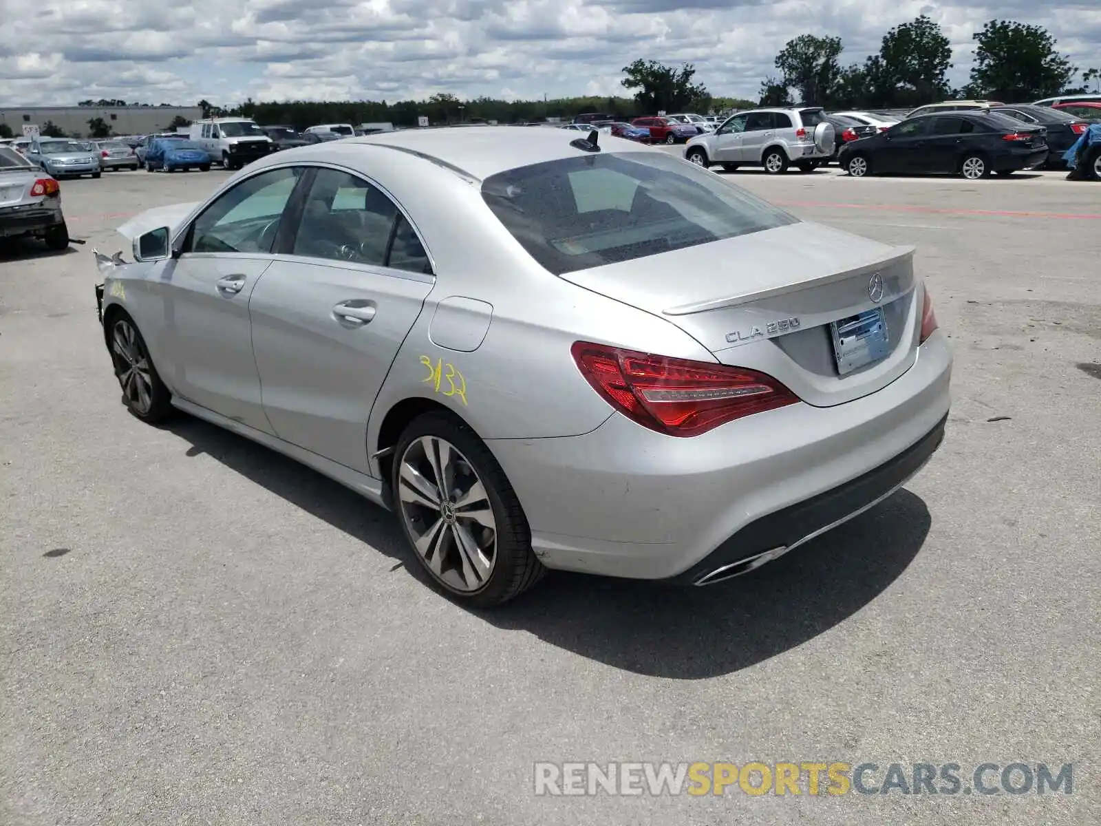 3 Photograph of a damaged car WDDSJ4EB5KN750805 MERCEDES-BENZ C CLASS 2019