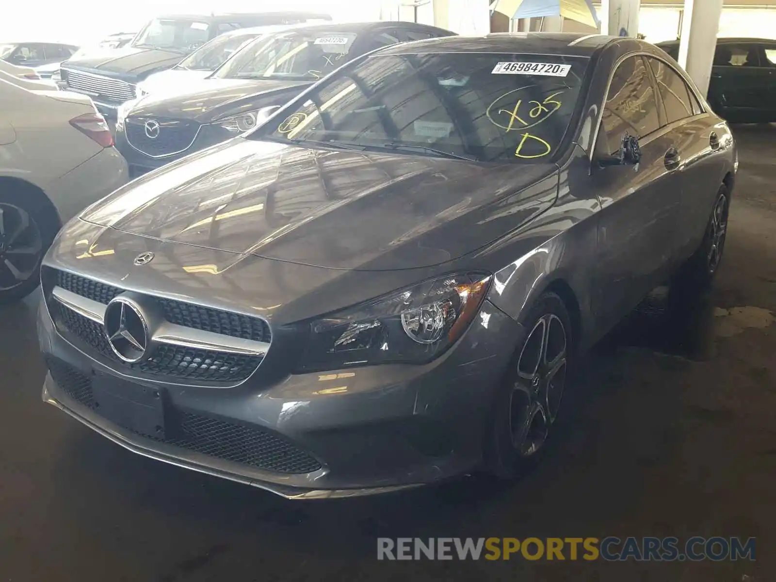 2 Photograph of a damaged car WDDSJ4EB5KN752201 MERCEDES-BENZ C CLASS 2019