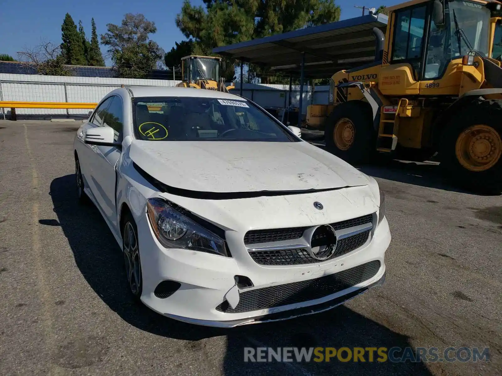 1 Photograph of a damaged car WDDSJ4EB5KN760315 MERCEDES-BENZ C CLASS 2019