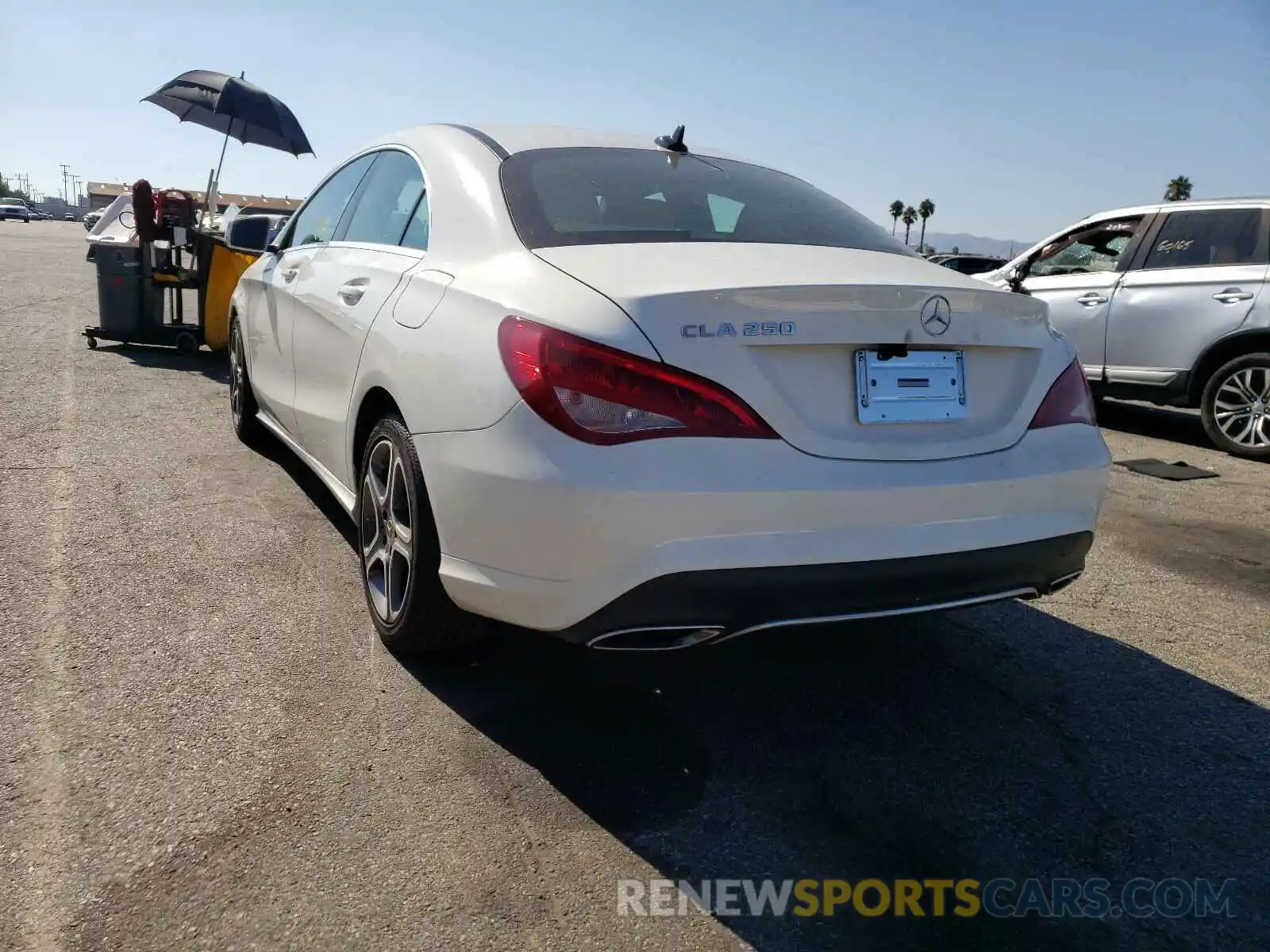 3 Photograph of a damaged car WDDSJ4EB5KN760315 MERCEDES-BENZ C CLASS 2019