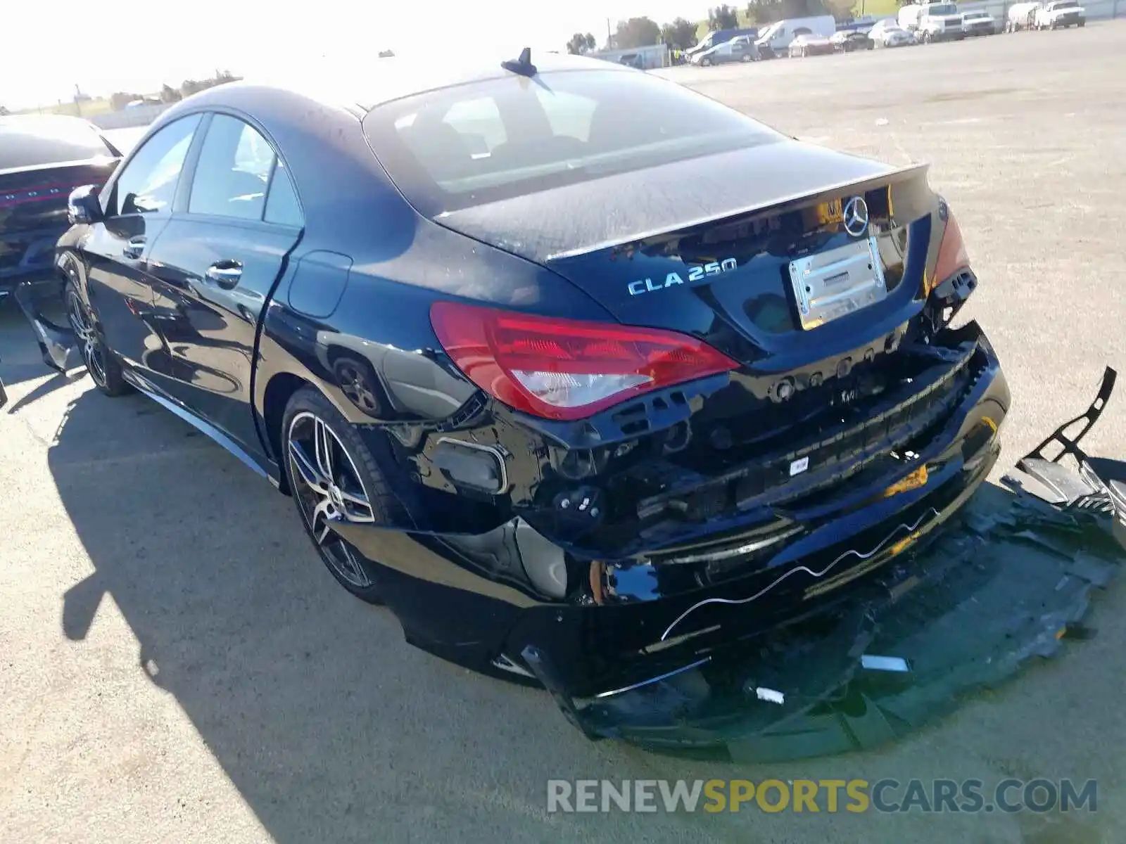 3 Photograph of a damaged car WDDSJ4EB5KN770701 MERCEDES-BENZ C CLASS 2019