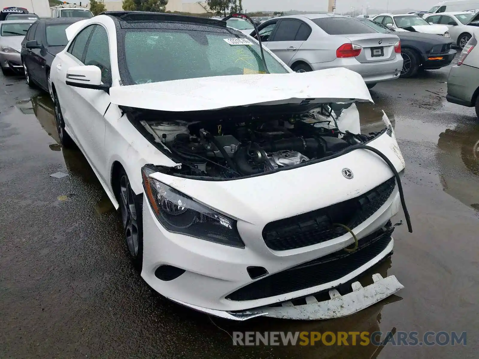 1 Photograph of a damaged car WDDSJ4EB5KN771394 MERCEDES-BENZ C CLASS 2019