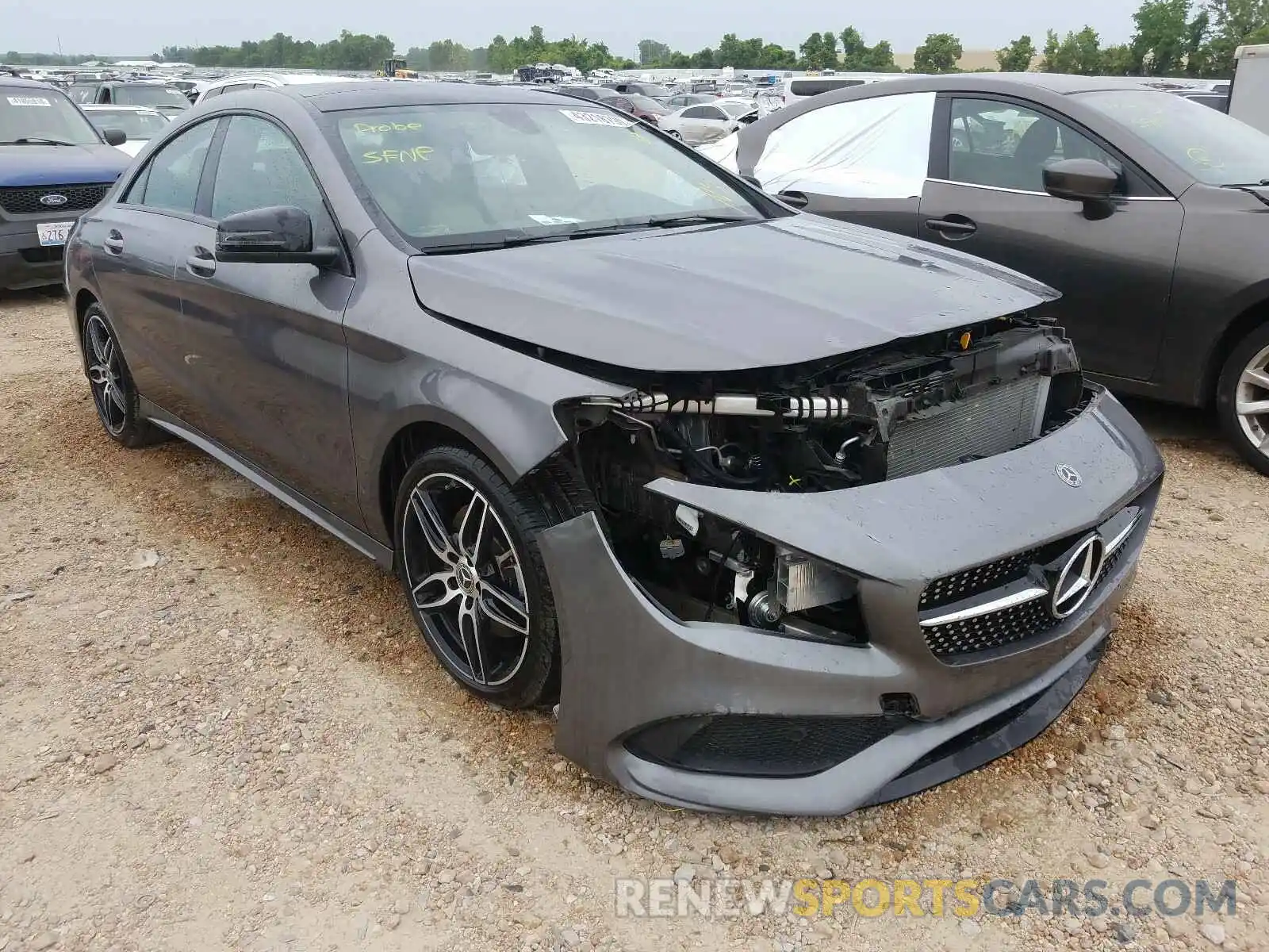 1 Photograph of a damaged car WDDSJ4EB5KN774683 MERCEDES-BENZ C CLASS 2019