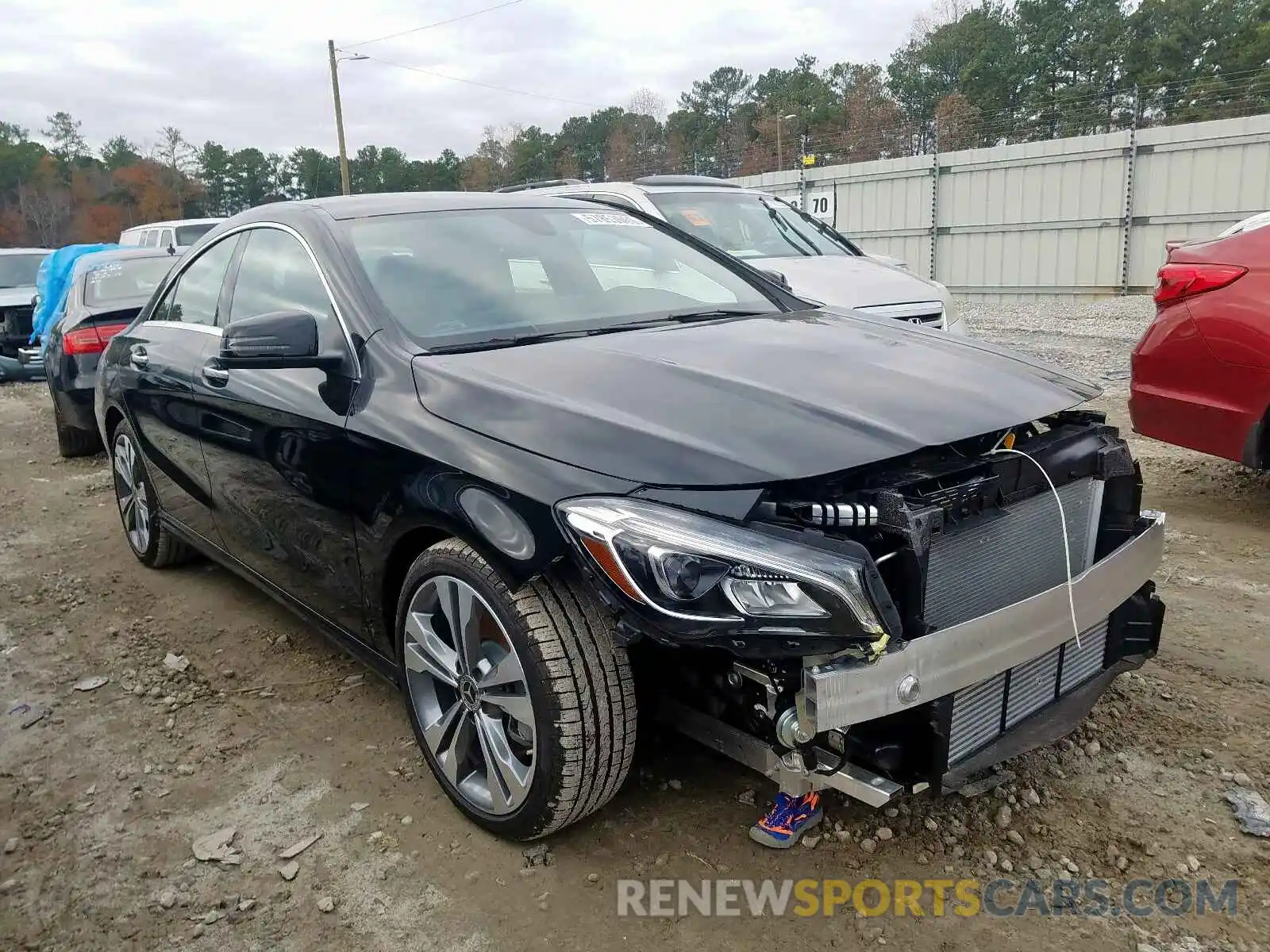 1 Photograph of a damaged car WDDSJ4EB5KN775817 MERCEDES-BENZ C CLASS 2019