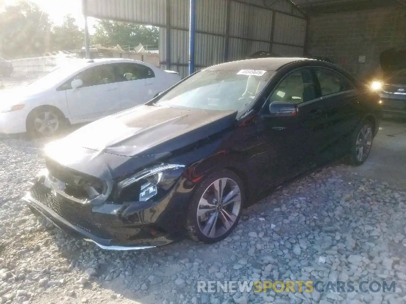 2 Фотография поврежденного автомобиля WDDSJ4EB6KN699167 MERCEDES-BENZ C CLASS 2019