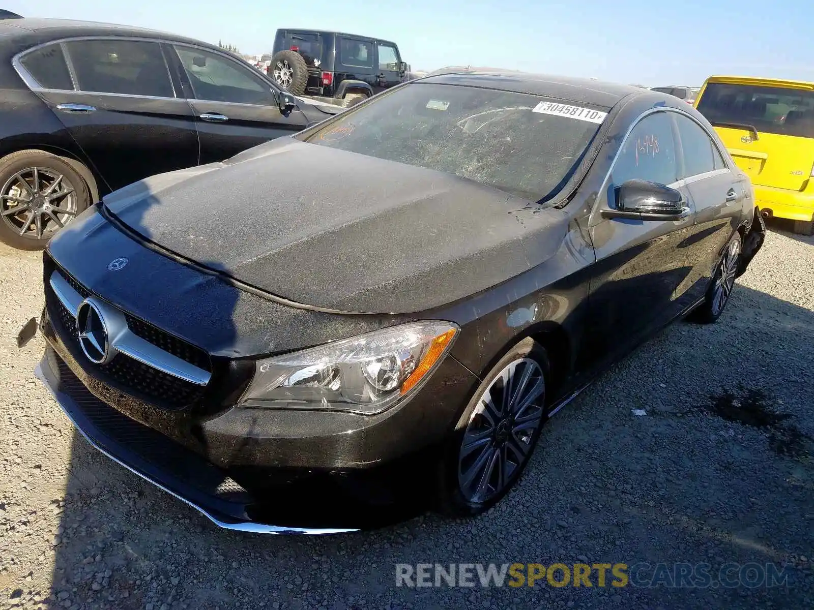 2 Photograph of a damaged car WDDSJ4EB6KN703718 MERCEDES-BENZ C CLASS 2019