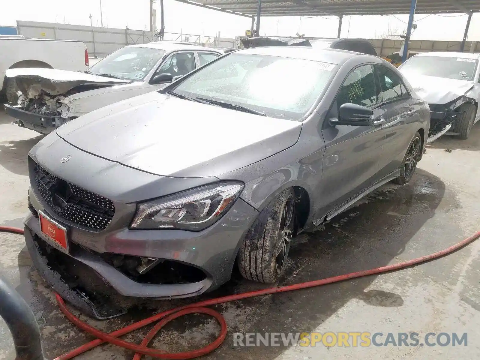 2 Photograph of a damaged car WDDSJ4EB6KN710247 MERCEDES-BENZ C CLASS 2019