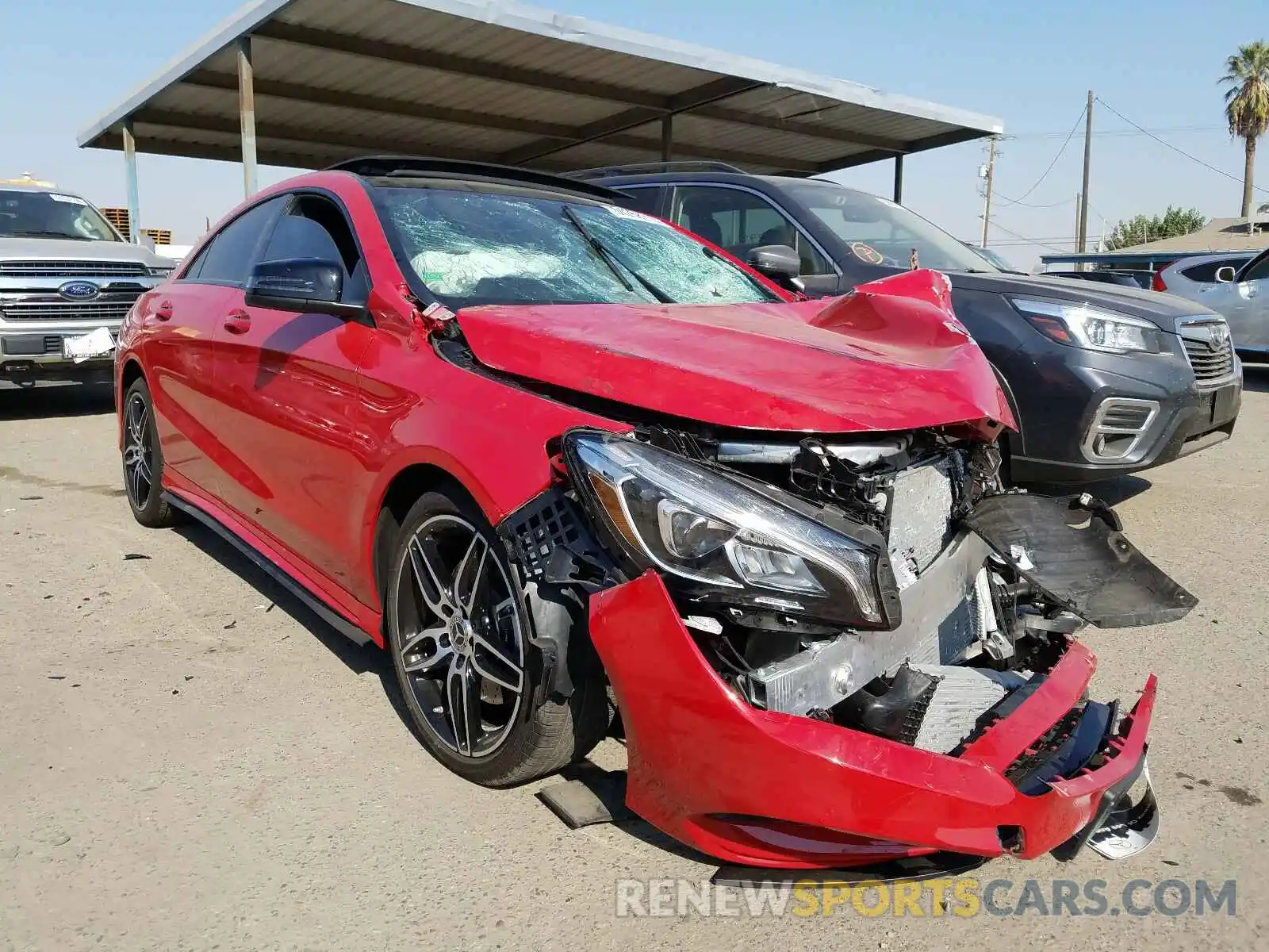 1 Photograph of a damaged car WDDSJ4EB6KN720549 MERCEDES-BENZ C CLASS 2019