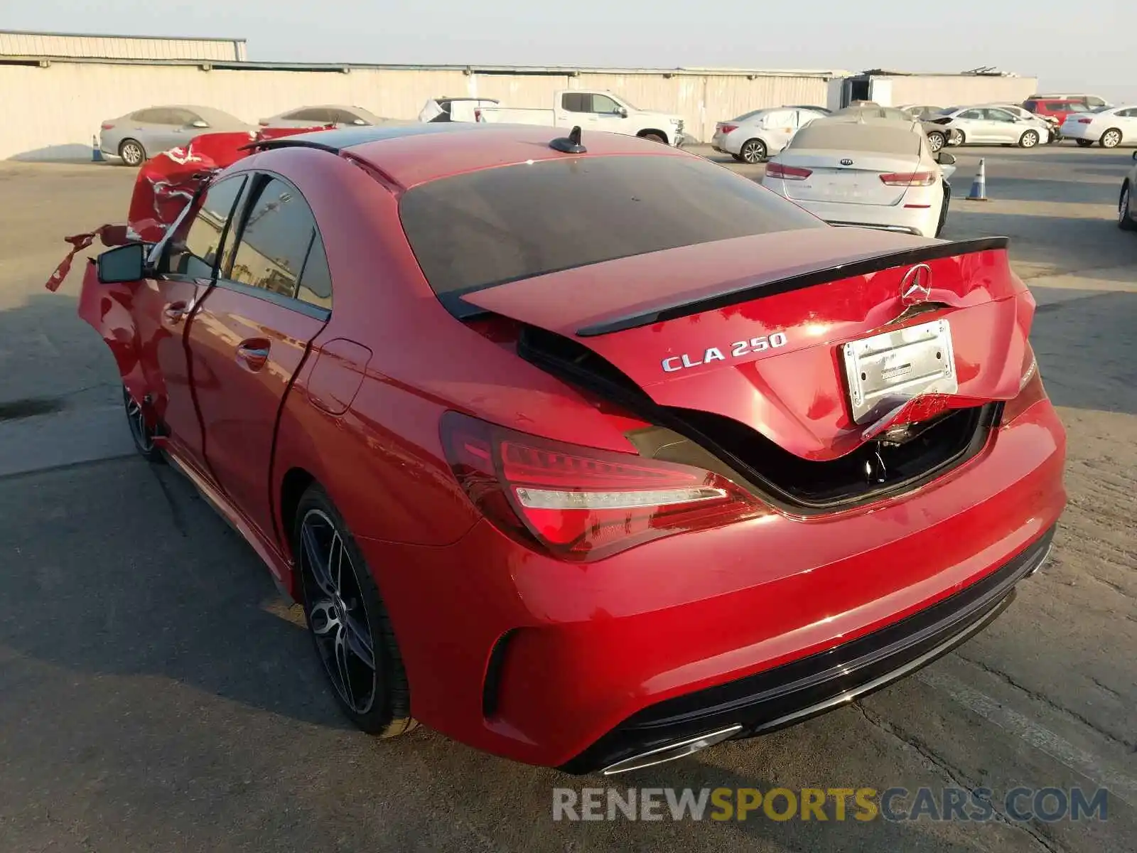 3 Photograph of a damaged car WDDSJ4EB6KN720549 MERCEDES-BENZ C CLASS 2019