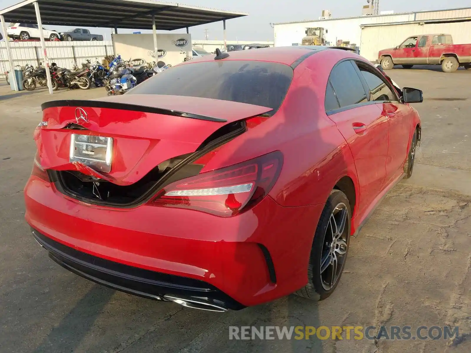 4 Photograph of a damaged car WDDSJ4EB6KN720549 MERCEDES-BENZ C CLASS 2019