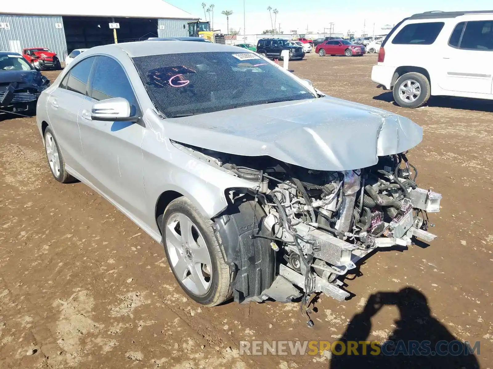 1 Photograph of a damaged car WDDSJ4EB6KN729543 MERCEDES-BENZ C CLASS 2019