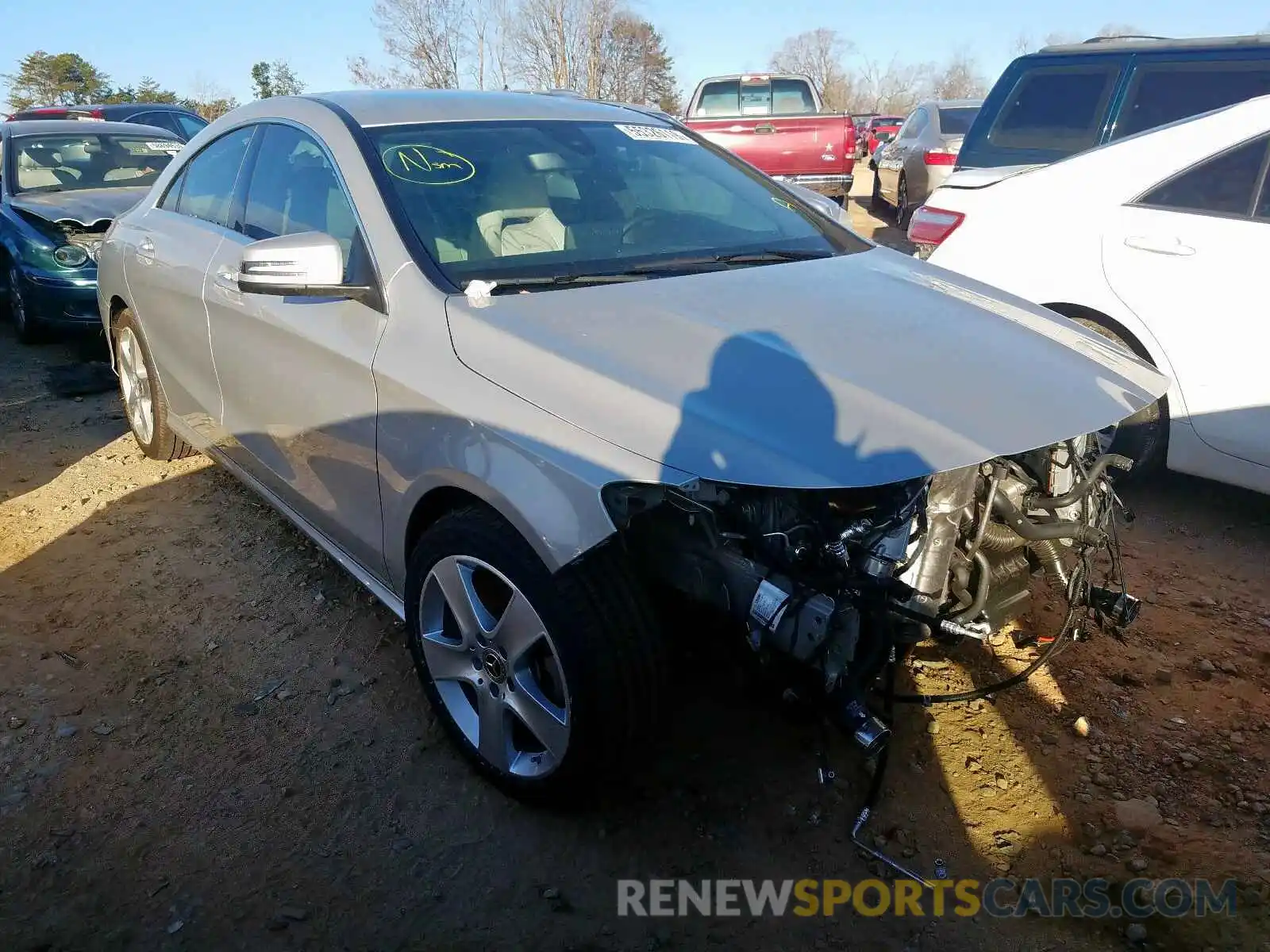 1 Photograph of a damaged car WDDSJ4EB6KN744494 MERCEDES-BENZ C CLASS 2019