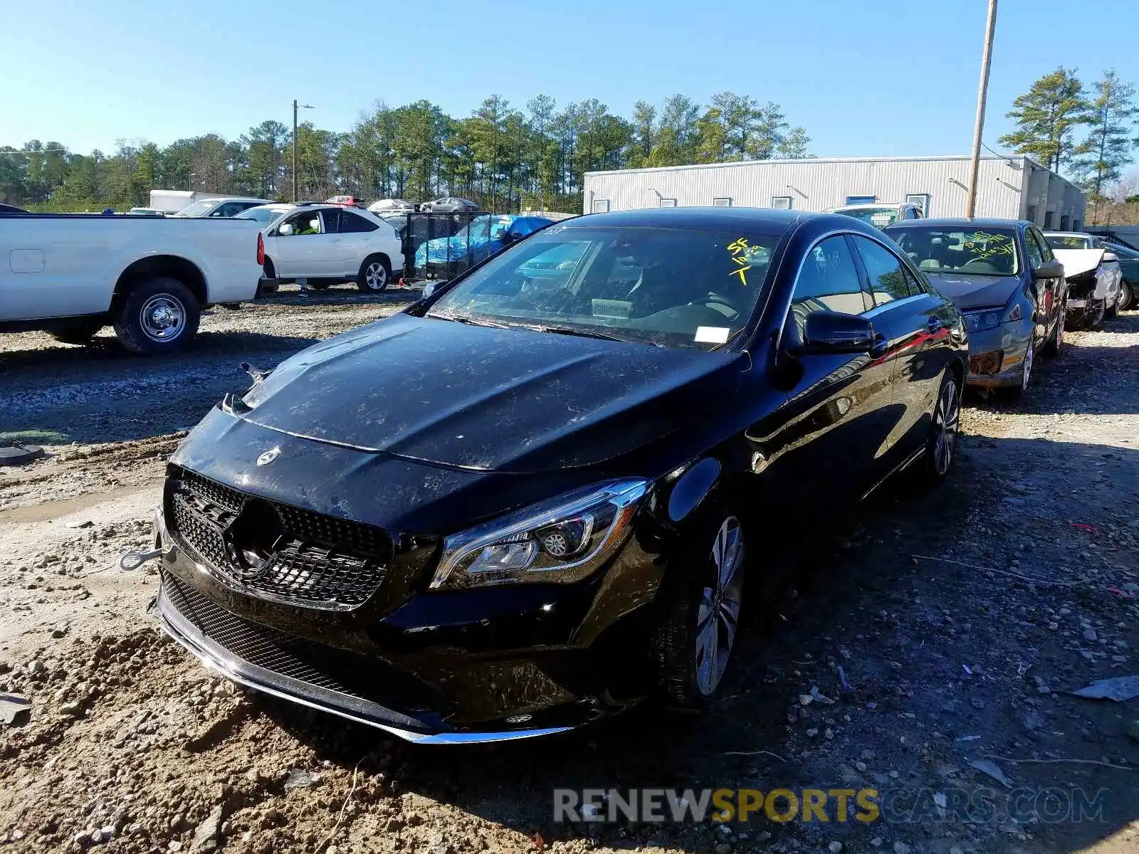 2 Photograph of a damaged car WDDSJ4EB6KN744799 MERCEDES-BENZ C CLASS 2019