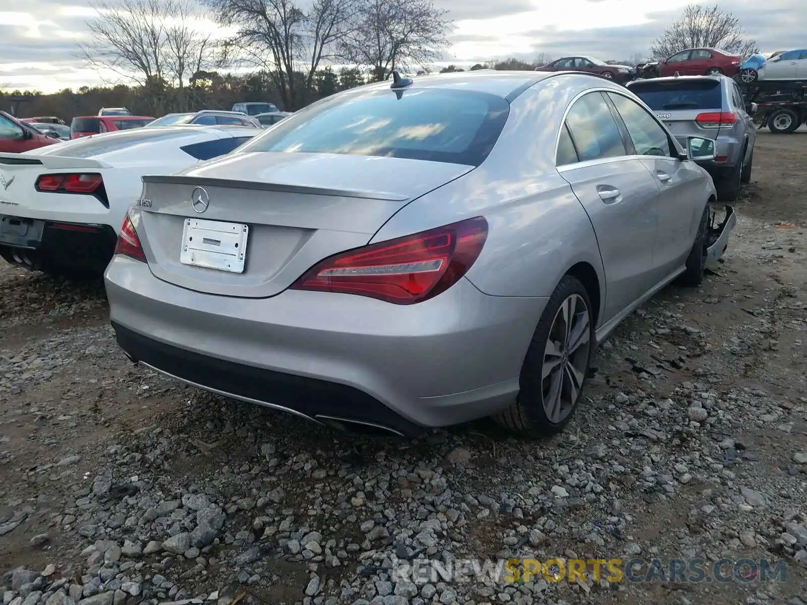 4 Photograph of a damaged car WDDSJ4EB6KN745984 MERCEDES-BENZ C CLASS 2019