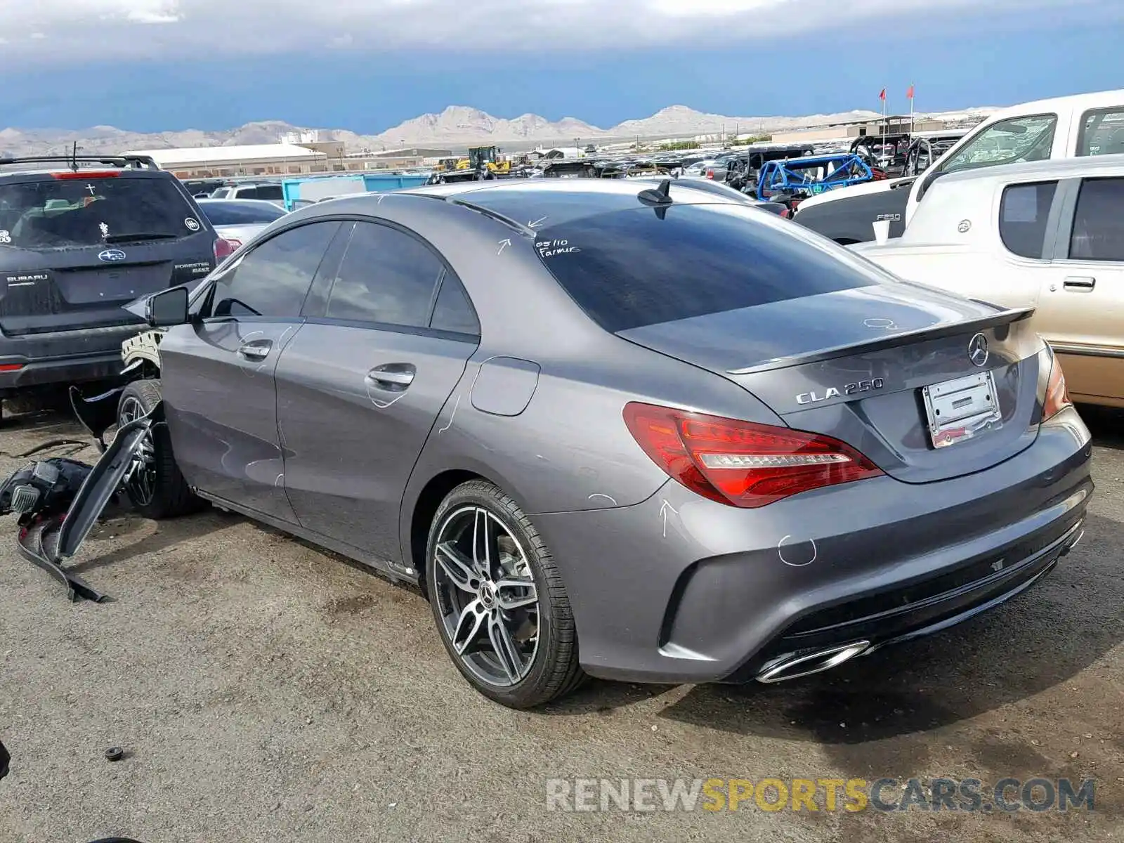 3 Photograph of a damaged car WDDSJ4EB6KN752188 MERCEDES-BENZ C CLASS 2019