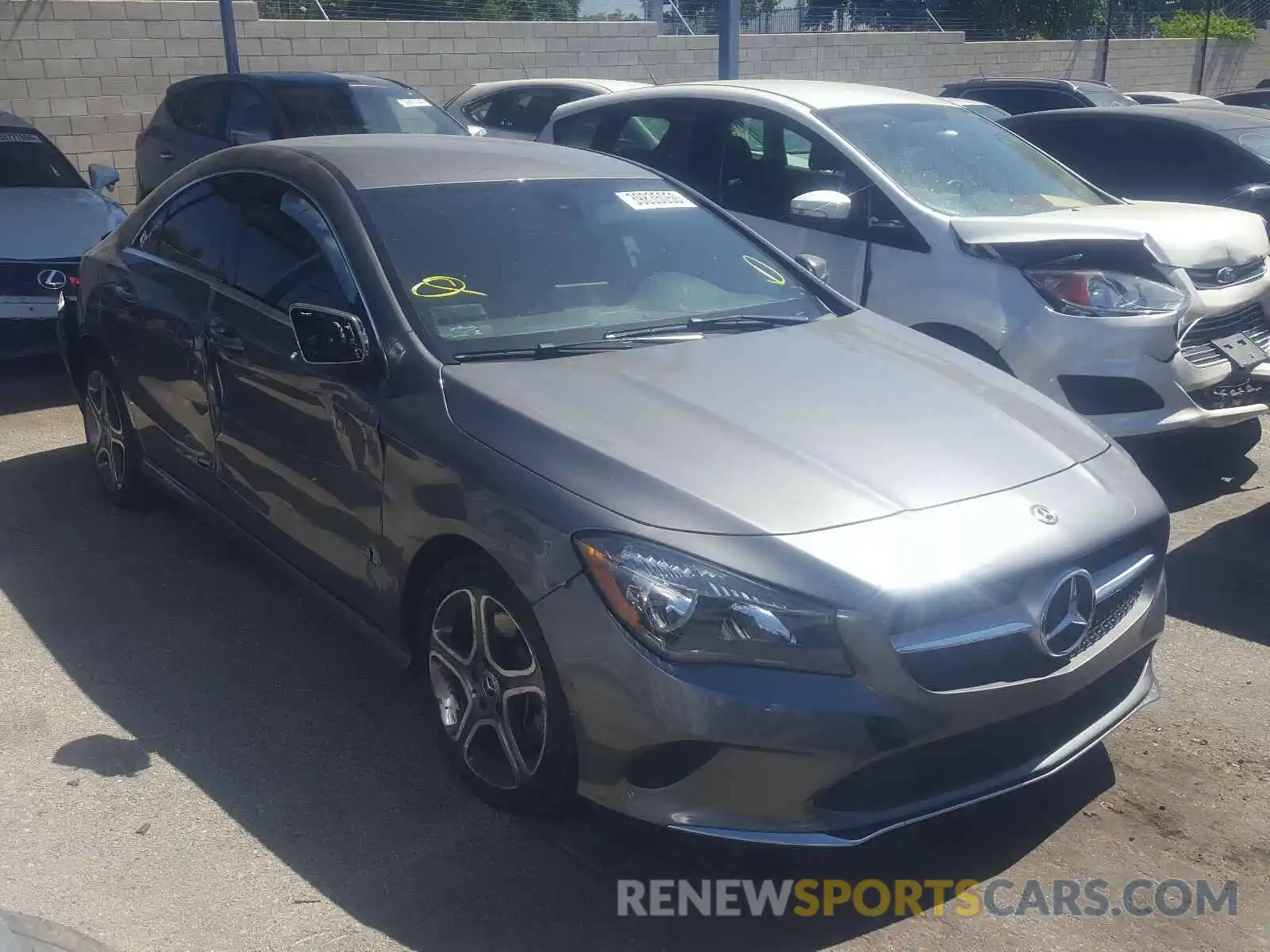 1 Photograph of a damaged car WDDSJ4EB6KN767287 MERCEDES-BENZ C CLASS 2019