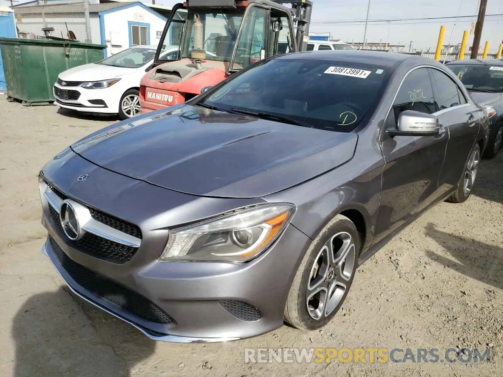 2 Photograph of a damaged car WDDSJ4EB6KN769640 MERCEDES-BENZ C CLASS 2019