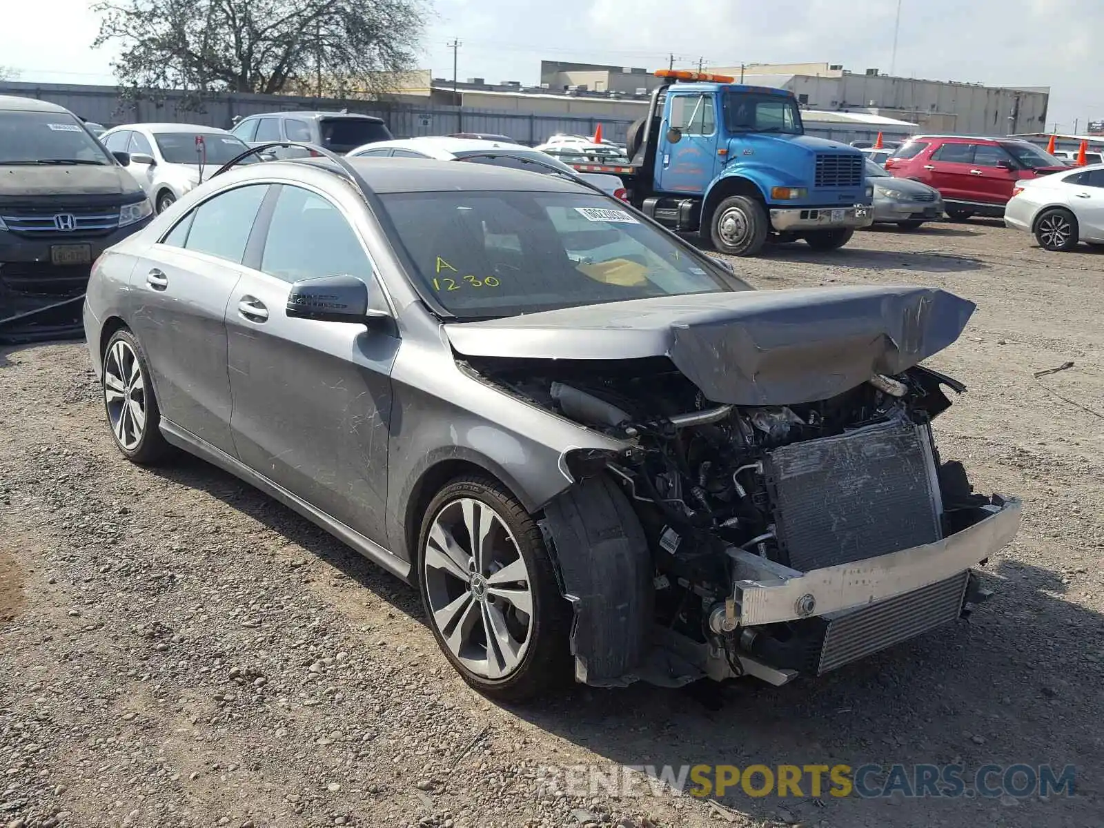 1 Photograph of a damaged car WDDSJ4EB6KN776863 MERCEDES-BENZ C CLASS 2019