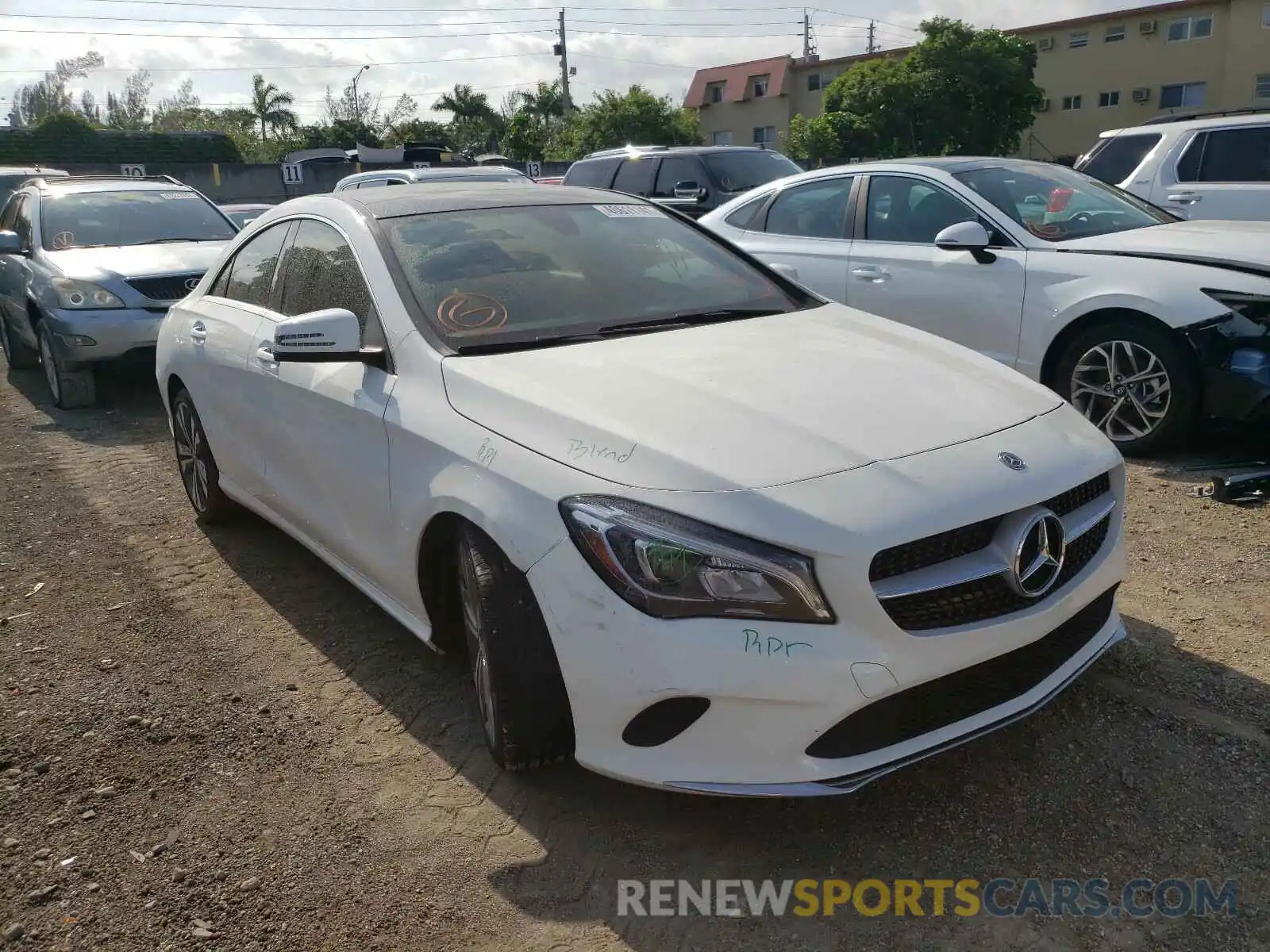 1 Photograph of a damaged car WDDSJ4EB7KN722522 MERCEDES-BENZ C CLASS 2019