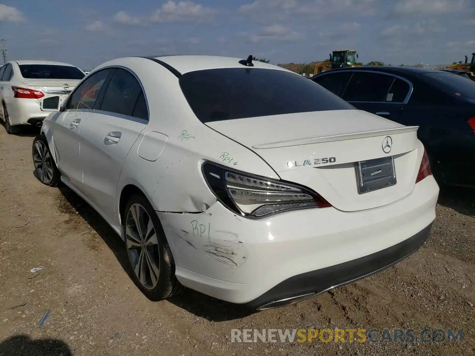 3 Photograph of a damaged car WDDSJ4EB7KN722522 MERCEDES-BENZ C CLASS 2019