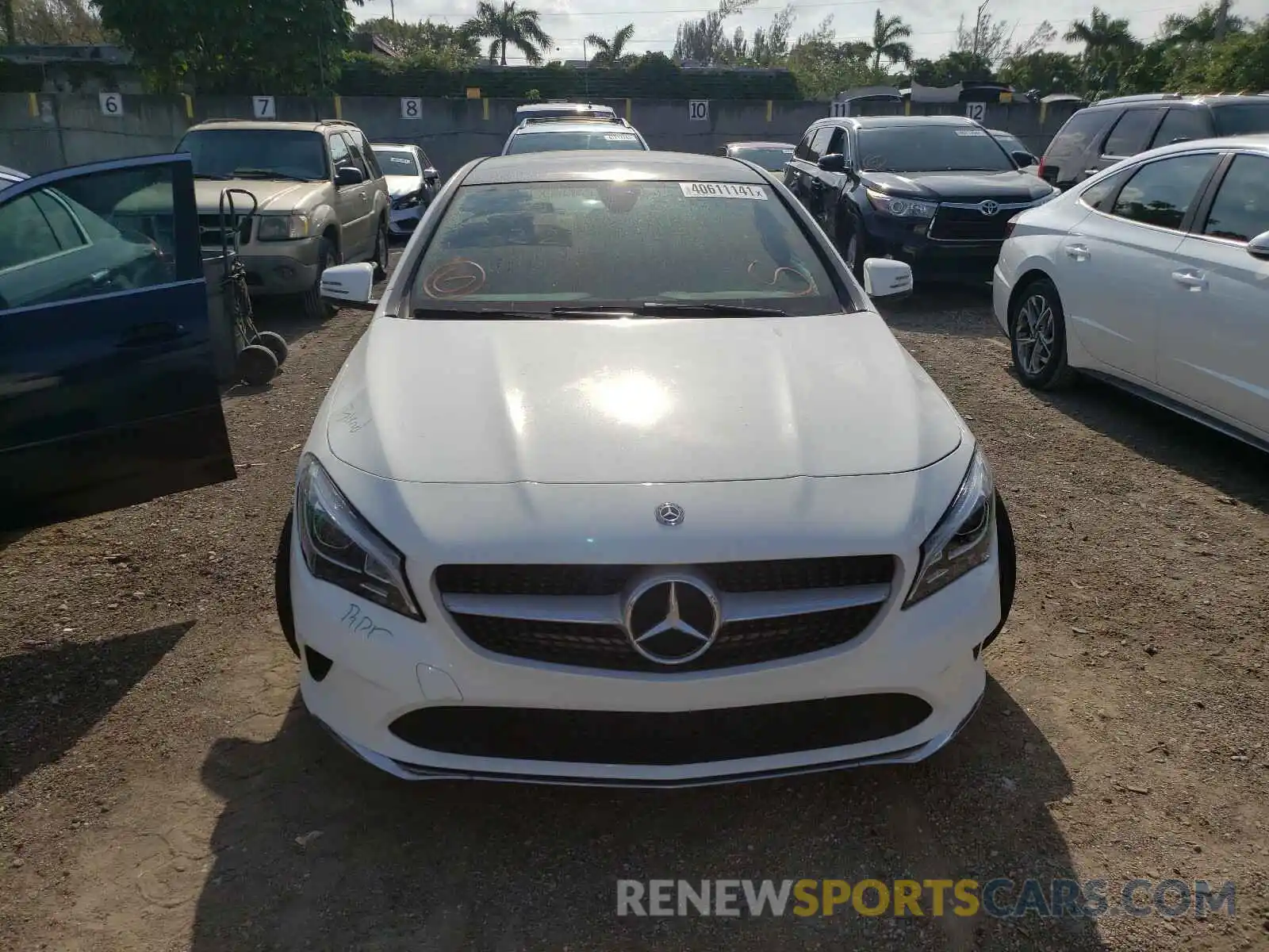 9 Photograph of a damaged car WDDSJ4EB7KN722522 MERCEDES-BENZ C CLASS 2019