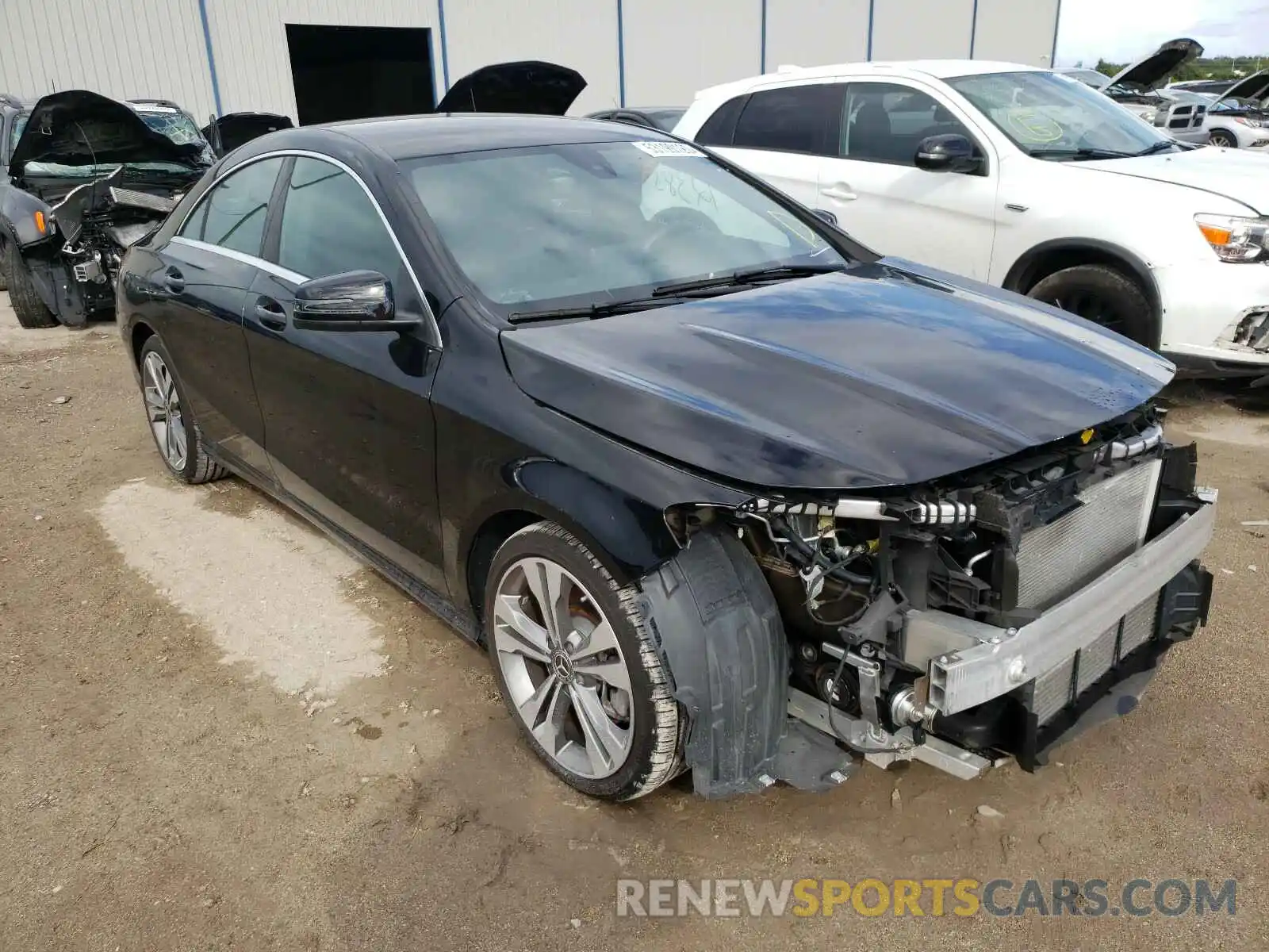 1 Photograph of a damaged car WDDSJ4EB7KN739630 MERCEDES-BENZ C CLASS 2019