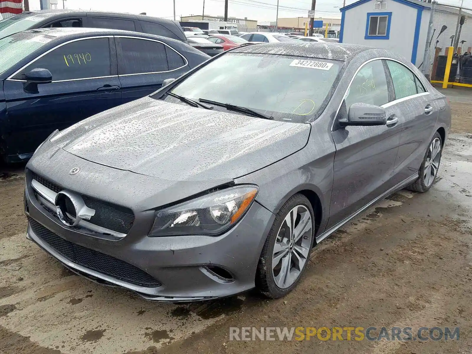 2 Photograph of a damaged car WDDSJ4EB7KN742737 MERCEDES-BENZ C CLASS 2019